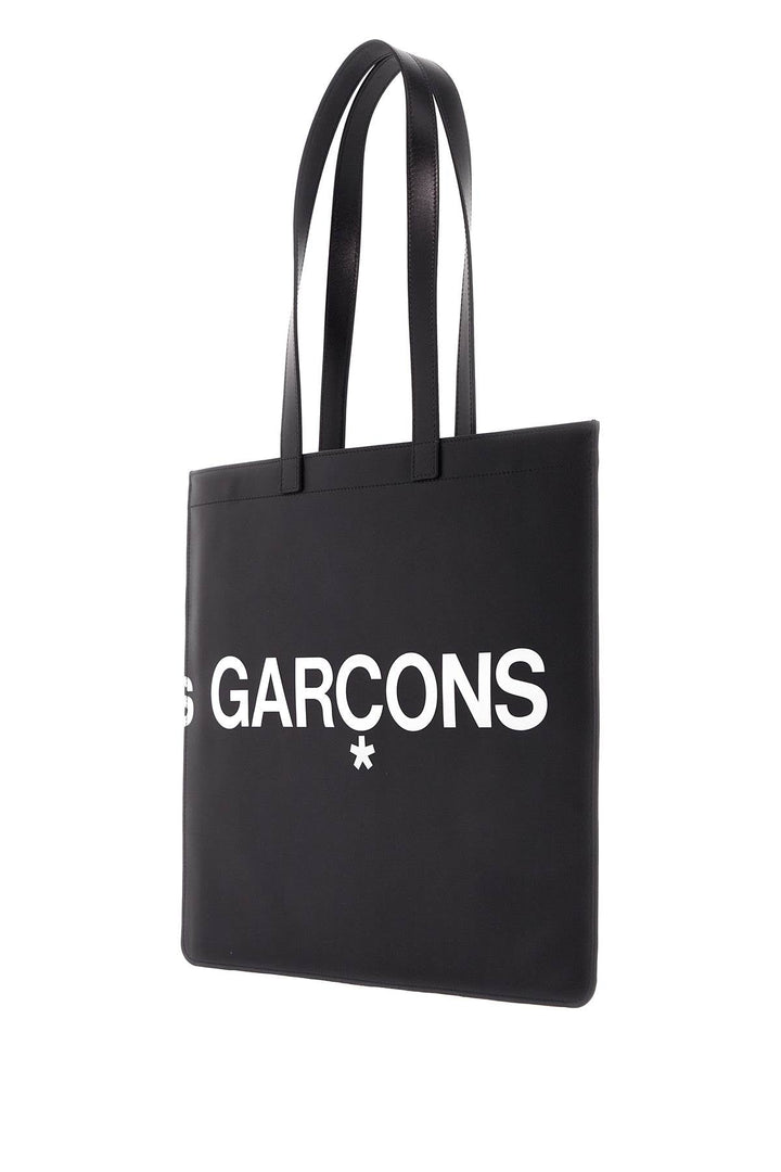 Other - Comme Des Garcons Wallet Logo Leather Tote Bag - 242694YBS000001 - BLCK - os - Ask Me Wear