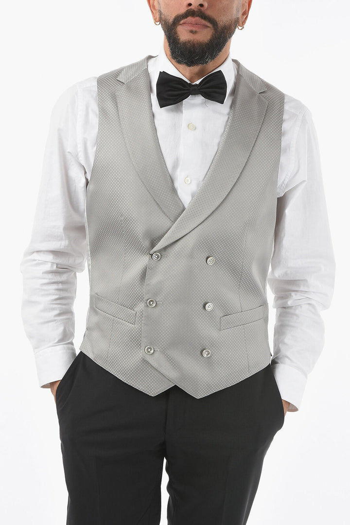 Other - Corneliani CC COLLECTION Double Breasted CERIM. REWARD Waistcoat - 8500001770497 - Ask Me Wear