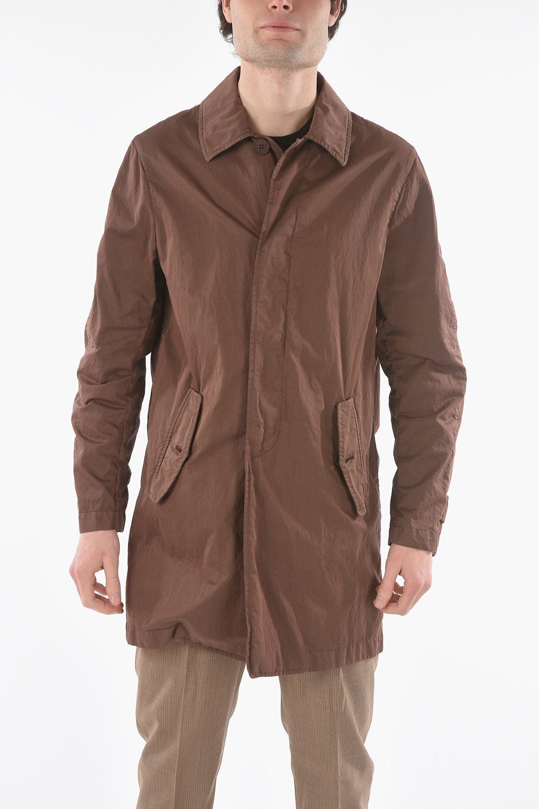 Other - Corneliani CC COLLECTION O.WEAR hidden closure balmacaan coat - 2050007235354 - Ask Me Wear