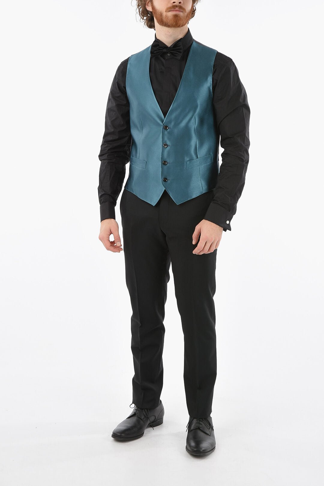 Other - Corneliani CC COLLECTION Two - Tone Silk CERIM.REFINED Waistcoat - 8703007110490 - Ask Me Wear