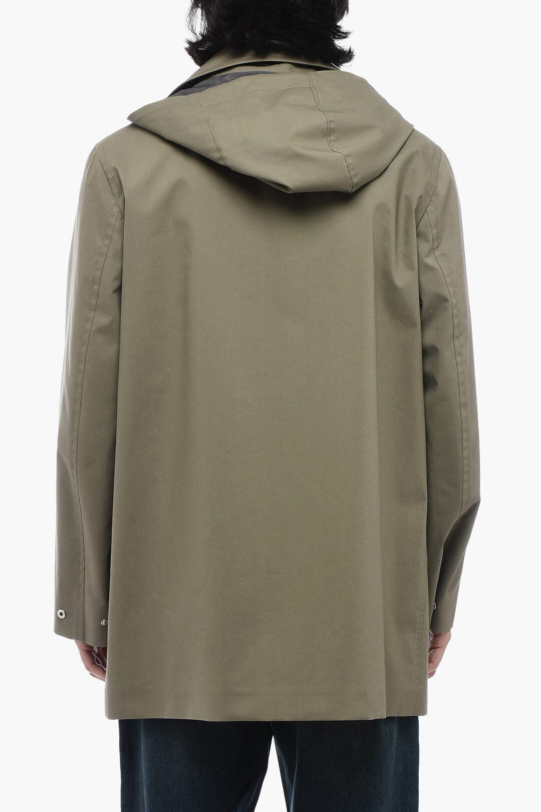 Other - Corneliani Cotton - blended Trench with Removable Hood - 2050011073560 - Ask Me Wear