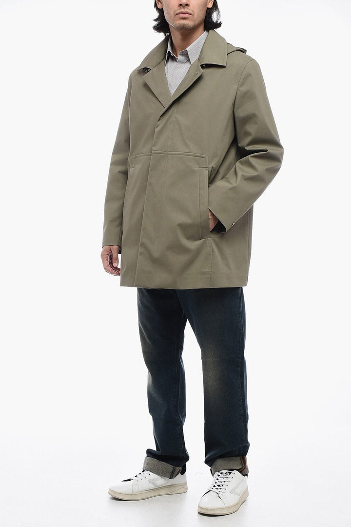 Other - Corneliani Cotton - blended Trench with Removable Hood - 2050011073560 - Ask Me Wear