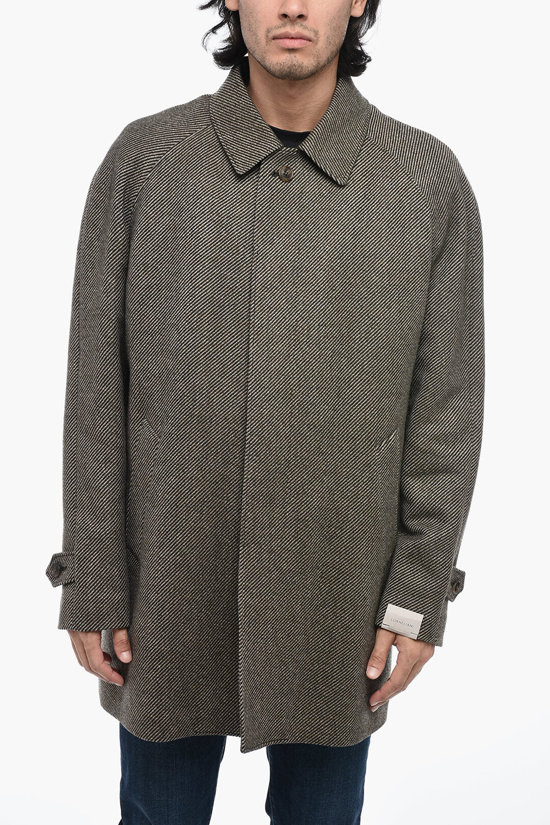 Other - Corneliani Hidden Closure Wool Coat With Removable Padding - 8400087280692 - Ask Me Wear