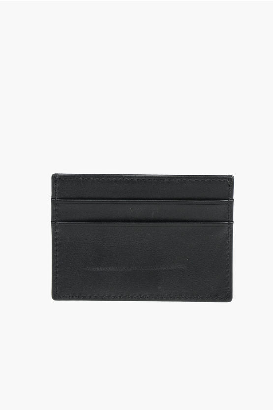 Accessories - Wallets & Card Holders - Corneliani Horizontal Compartment Leather Card Holder - GC320220500044 - Ask Me Wear