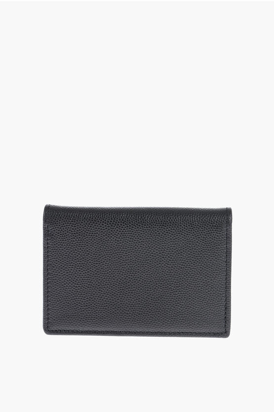 Accessories - Wallets & Card Holders - Corneliani Saffiano Leather Bifold Card holder - 9990000678938 - Ask Me Wear