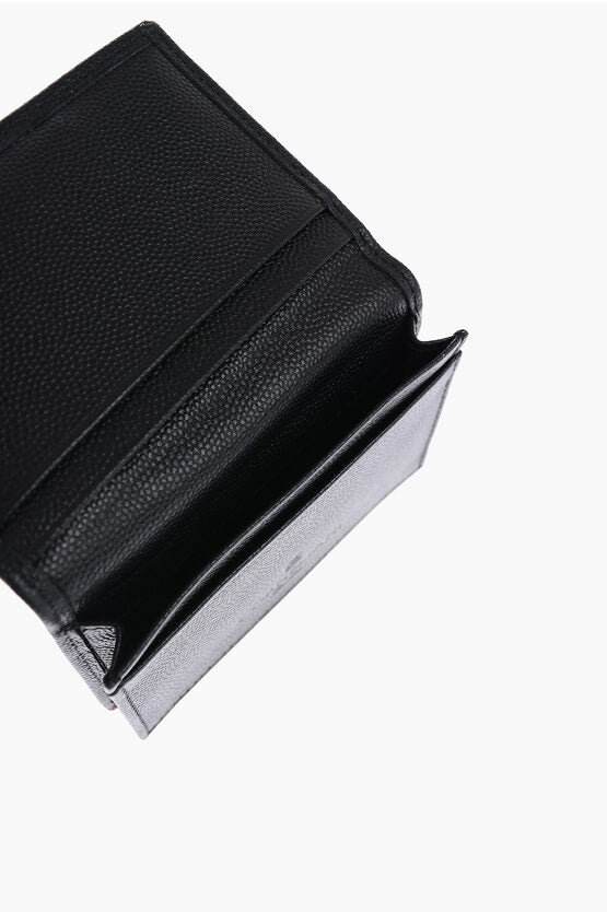 Accessories - Wallets & Card Holders - Corneliani Saffiano Leather Bifold Card holder - 9990000678938 - Ask Me Wear