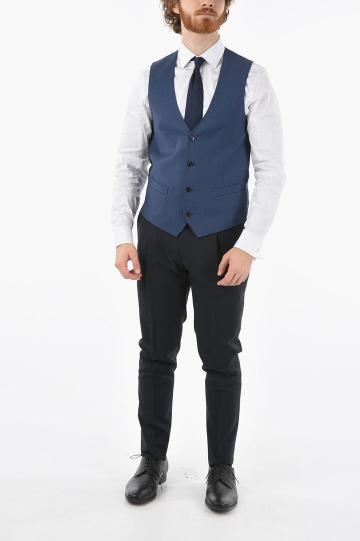 Other - Corneliani Virgin Wool CERIM.ACADEMY Waistcoat - 8703001980495 - Ask Me Wear