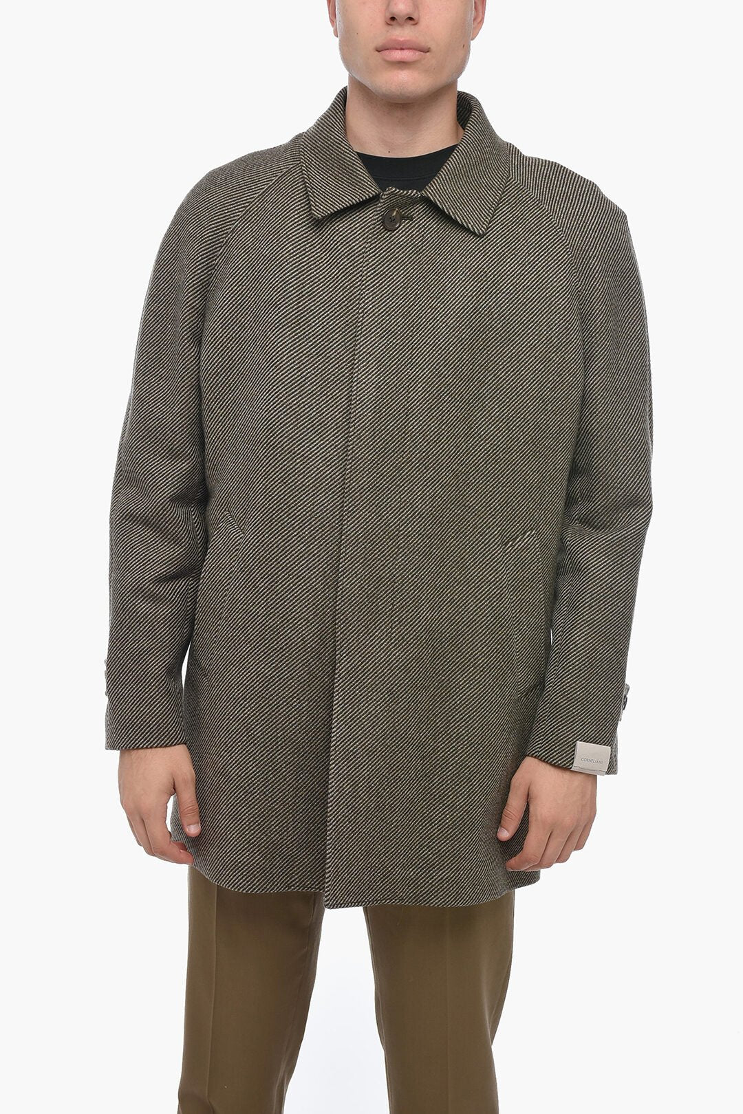 Other - Corneliani Virgin Wool Coat with Removable Lining - 8403013010691 - Ask Me Wear