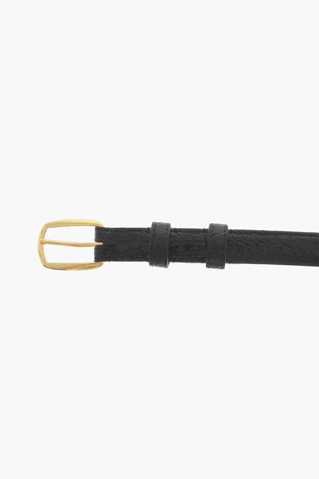 Celine Croco Leather Belt 20mm