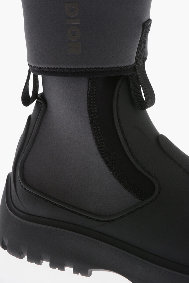 Dior Cuffed Scuba Boots