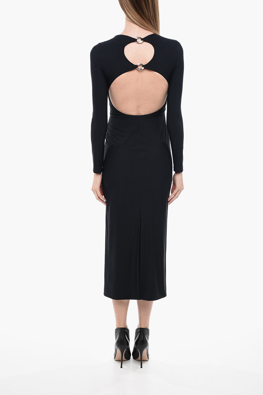 Burberry Cut-out CORINNE Sheath Dress with Metal Rings