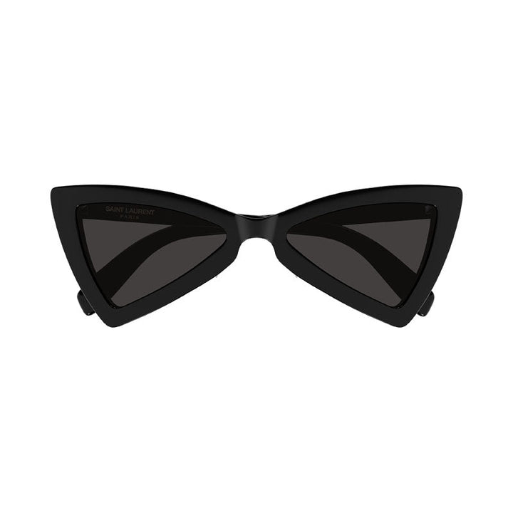 Saint Laurent Sunglasses Cat Eye Full Rim, Shiny Black Frame and Black Lens SL207JERRY005