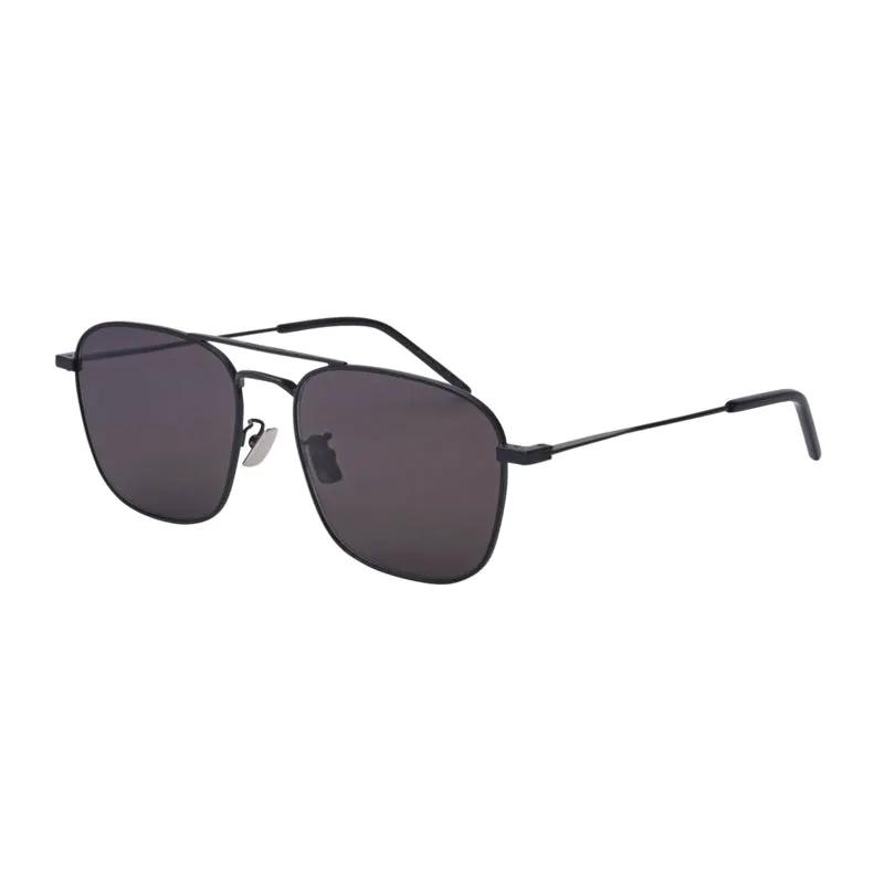 Saint Laurent Sunglasses Aviator Full Rim, Black Frame And Black Lens