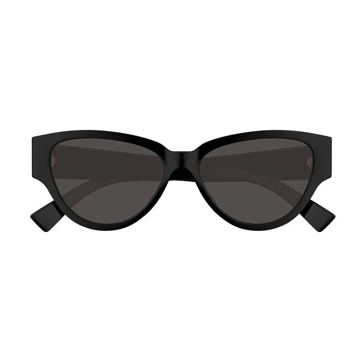 Bottega Veneta Sunglasses Cat Eye Full Rim, Black Frame and Grey Lens BV1319S001
