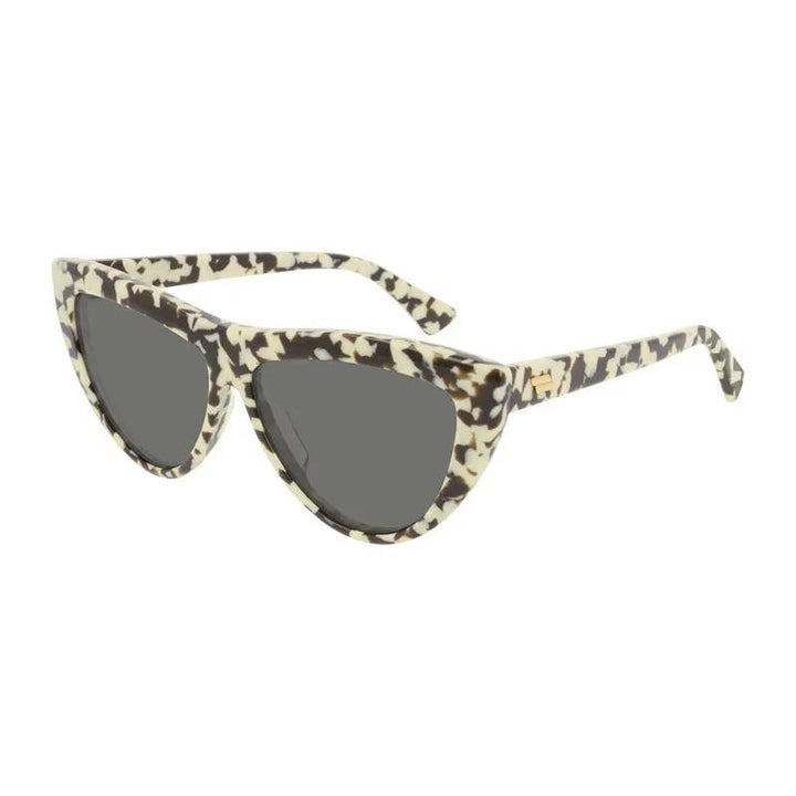 Bottega Veneta Sample Sale | Bottega Veneta Sunglasses Cat Eye Full Rim, Brown Ivory Havana Frame And Brown Lens Bv1018S006 - Cat Eye Sunglasses | Designer outlet