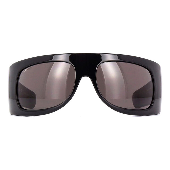 Gucci Sunglasses Shield Full Rim, Black Frame and Grey Lens GG1633S004