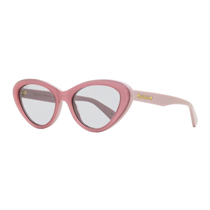 Gucci Sunglasses Cat Eye Full Rim, Pink Frame and Grey Lens GG1170S004