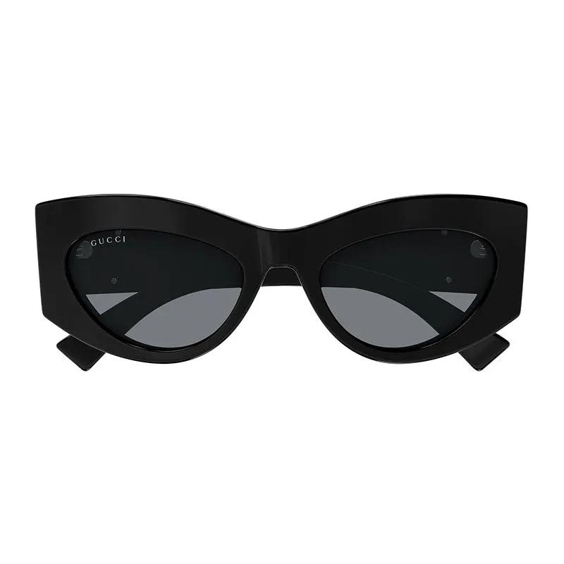 Gucci Sunglasses Cat Eye Full Rim, Black Frame And Grey Lens Gg1843S001
