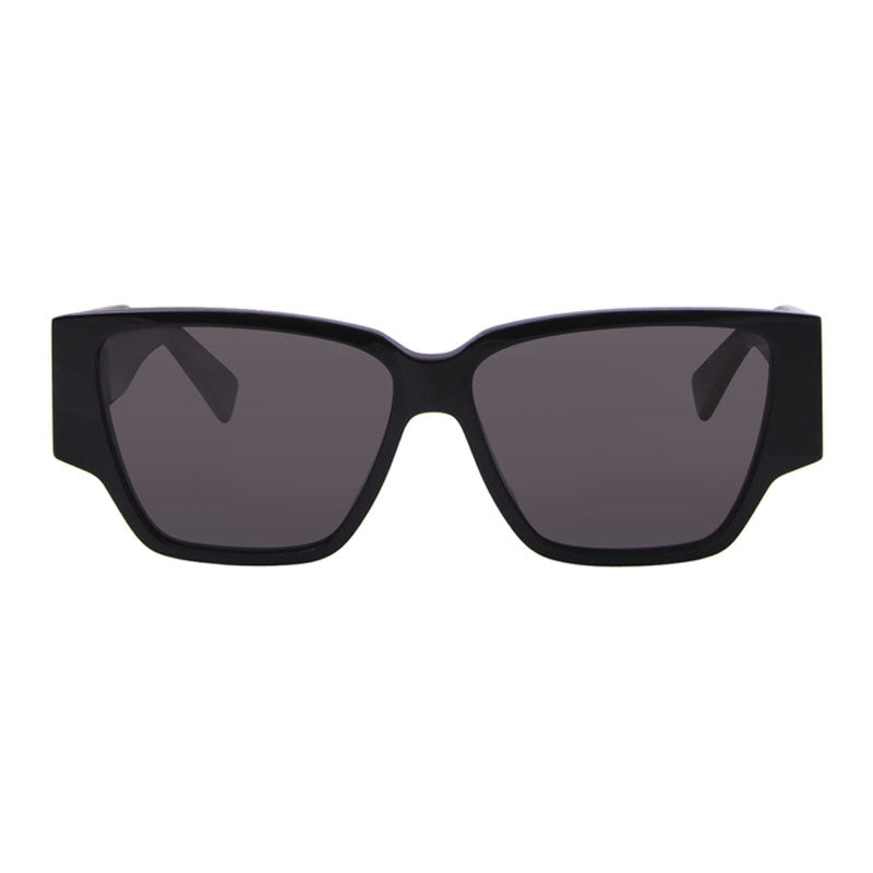 Bottega Veneta Sunglasses Square Full Rim, Black Frame and Grey Lens BV1285S001