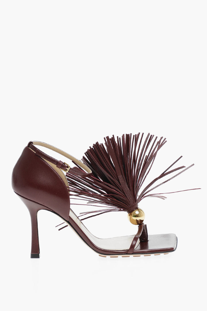 Bottega Veneta Decorative Tassel LUNGE Nappa Sandals 9cm