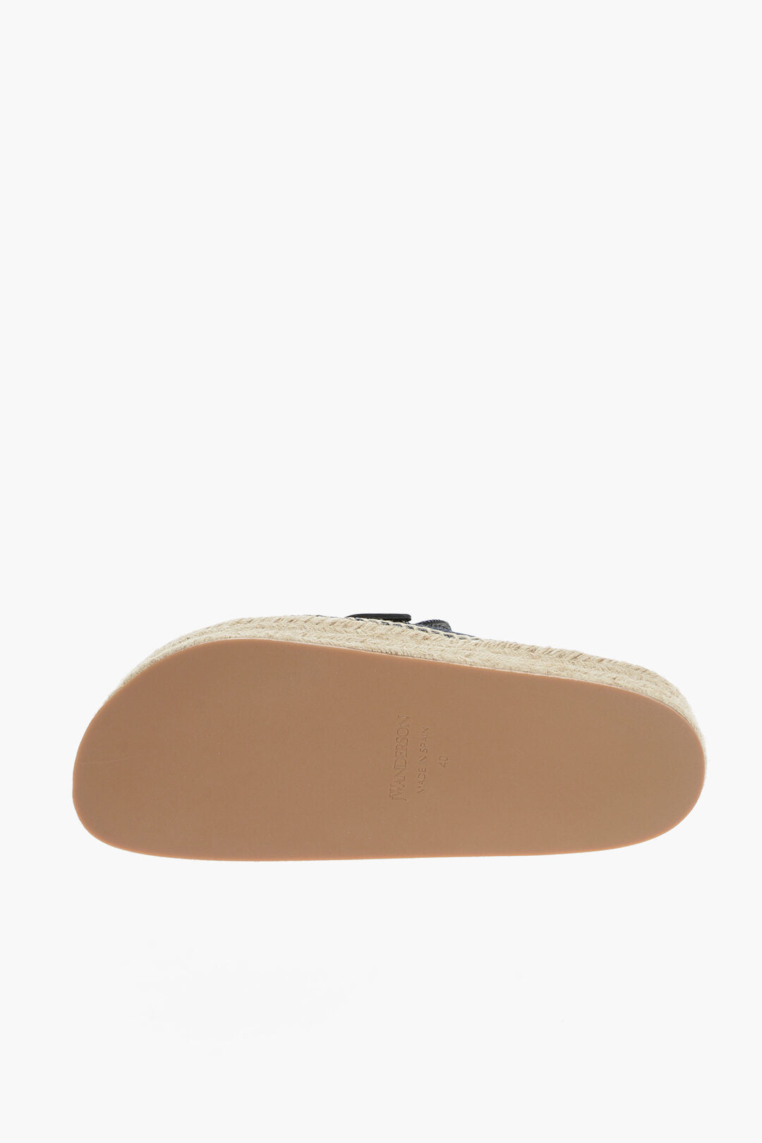 J.W.Anderson Denim Mules with Raffia Sole