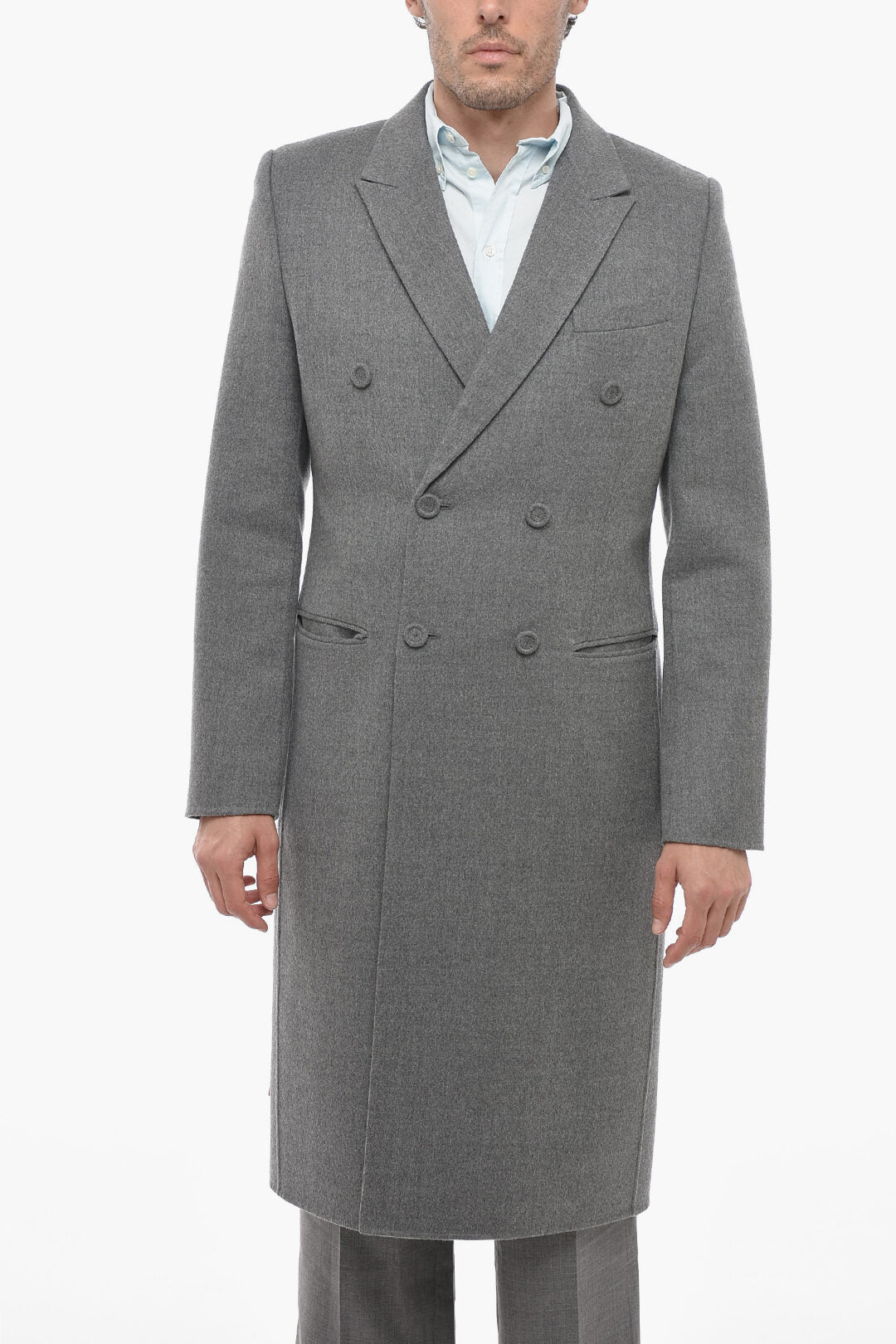 Other - Dior Double - breasted Virgin Wool Coat with Flush Pockets - 3616256473849 - Ask Me Wear