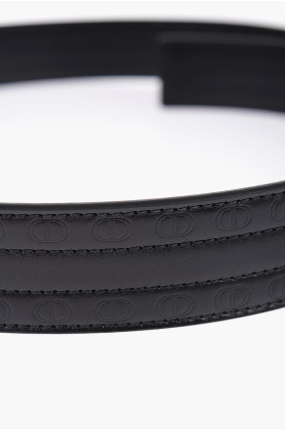 Accessories - Belts - Dior HOMME Embossed Leather Belt with Cilp Buckle - 3617060044720 - Ask Me Wear