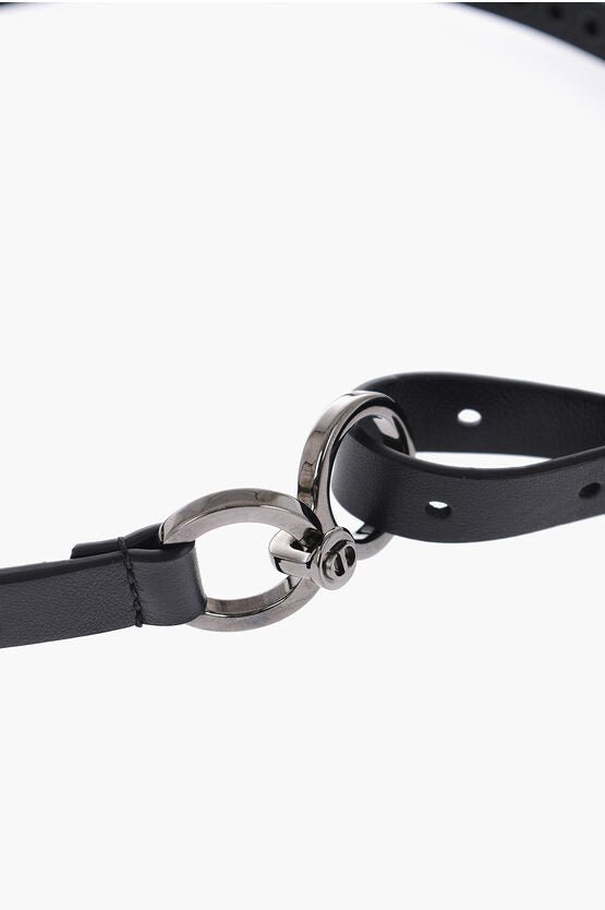 Accessories - Belts - Dior Leather Belt with Eyelets 15mm - 3616258040483 - Ask Me Wear