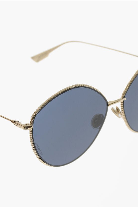 Accessories - Sunglasses - Dior Oval - Frame Sunglasses with Silver - Tone Frame - 11549781 - Ask Me Wear