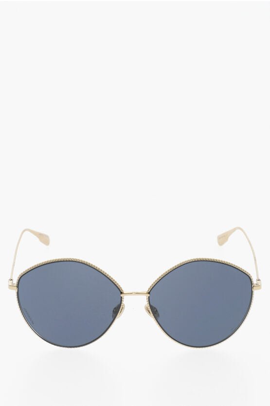 Accessories - Sunglasses - Dior Oval - Frame Sunglasses with Silver - Tone Frame - 11549781 - Ask Me Wear