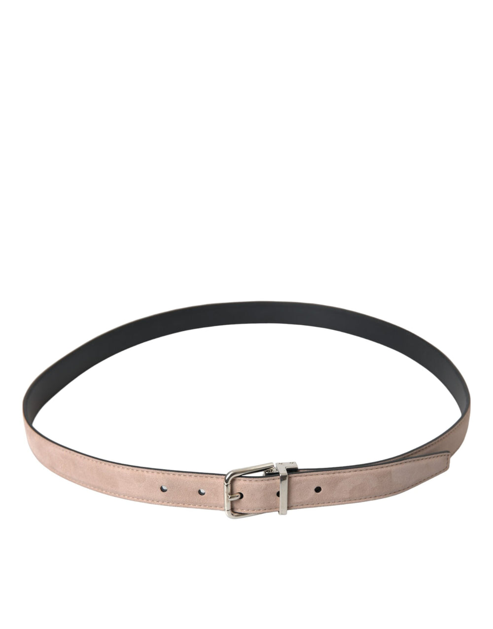  - Dolce & Gabbana Beige Suede Leather Silver Buckle Belt Men - BEL9183 - 105 - Ask Me Wear