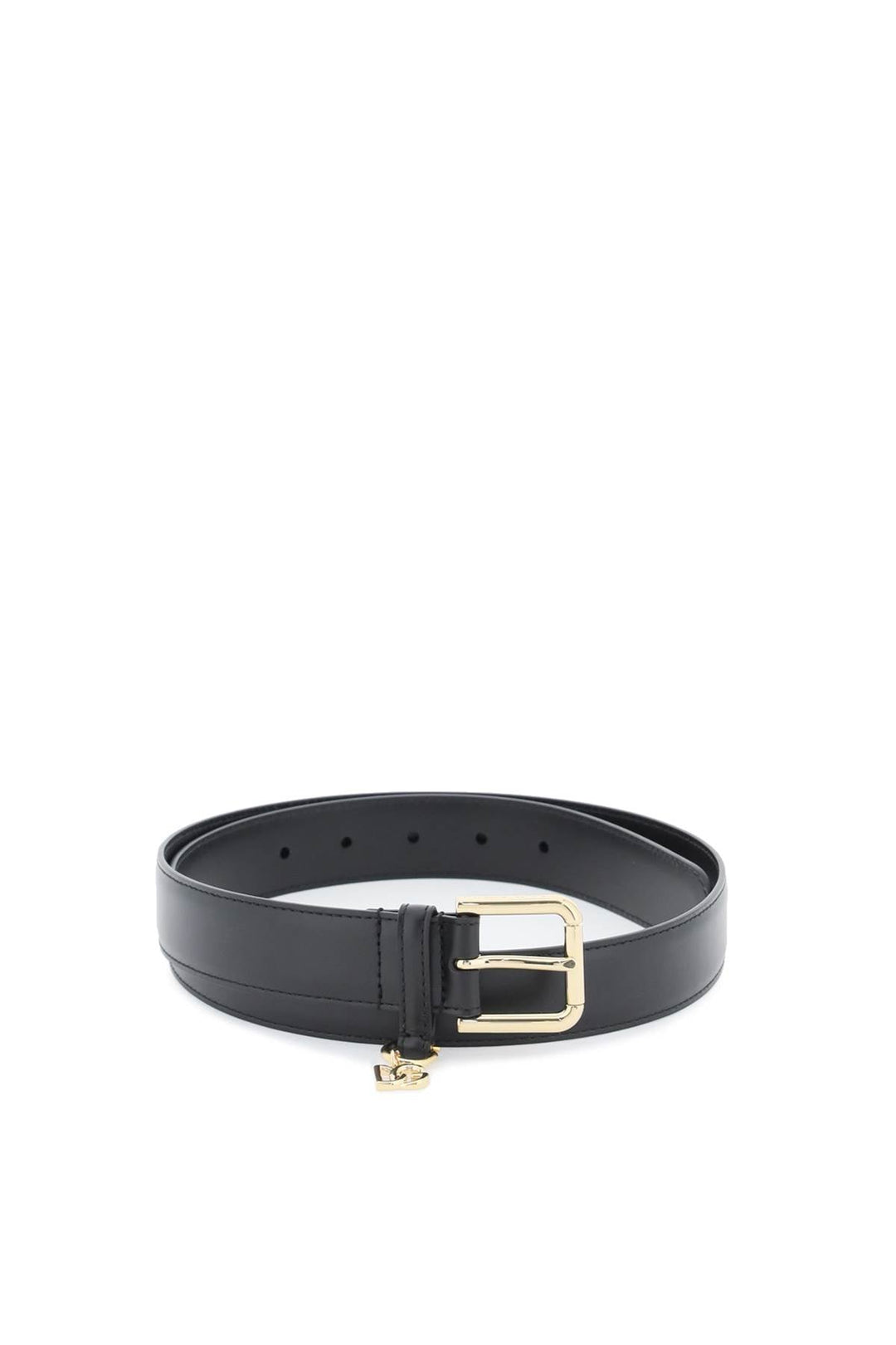 Belts - Dolce & Gabbana Belt With Charm Logo - 242450ACR000004 - 80999 - 80 - Ask Me Wear