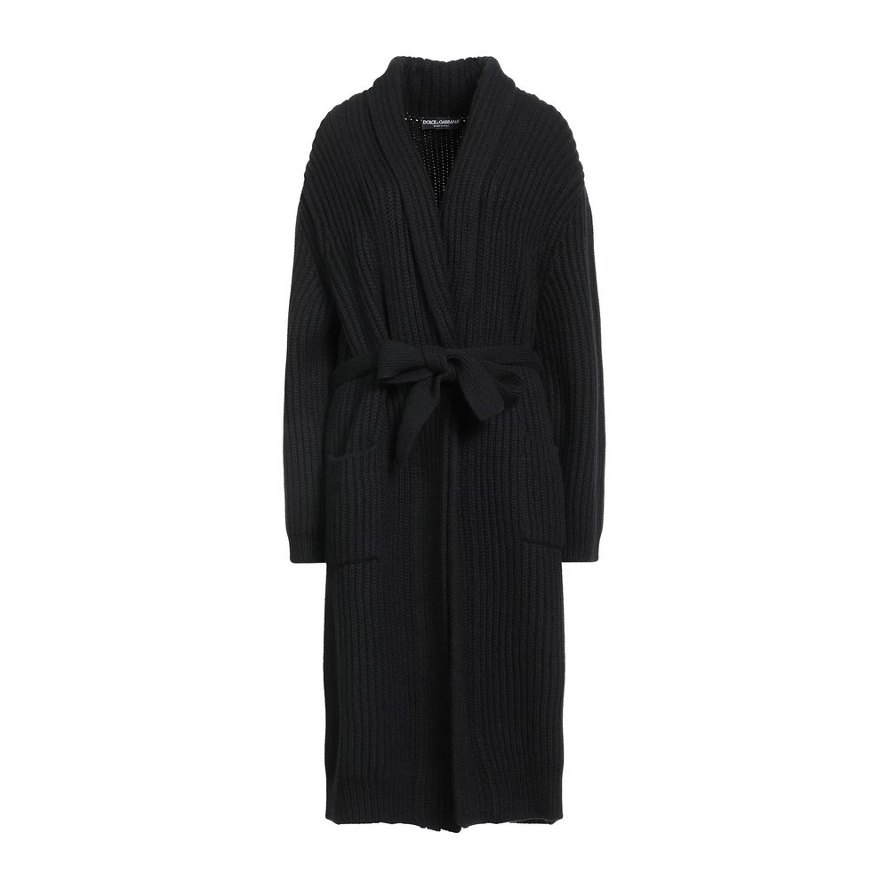  - Dolce & Gabbana Black Wool Jackets & Coat - DO - 13877 - IT40|S - Ask Me Wear