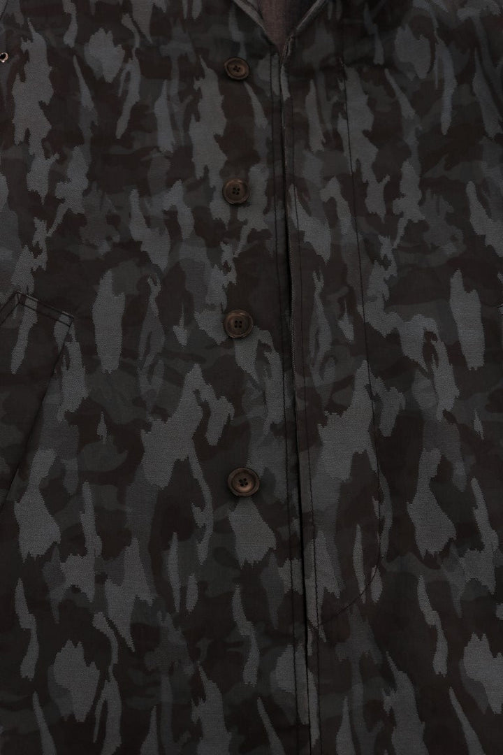  - Dolce & Gabbana Blue Camouflage Trench Coat Elegance - SIG60312 - 1 - Ask Me Wear