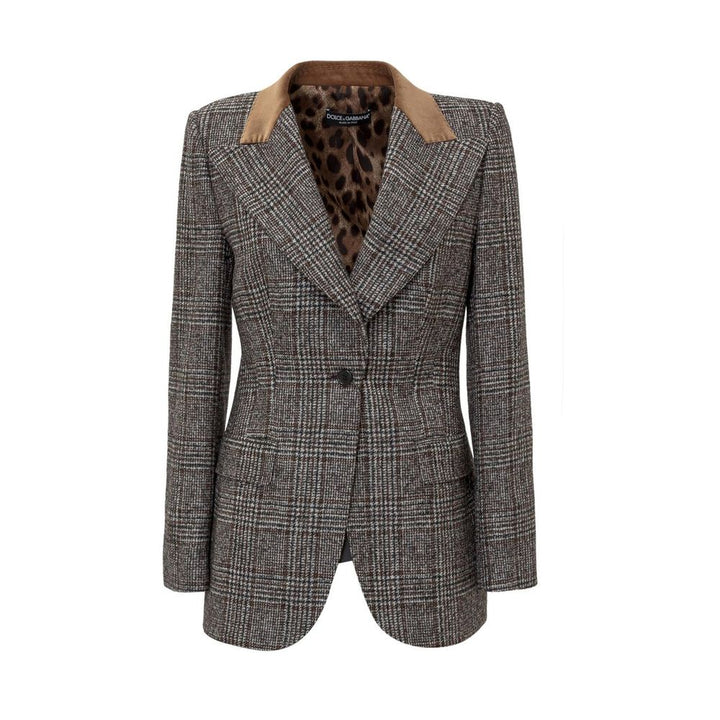  - Dolce & Gabbana Brown Wool Jackets & Coat - DO - 13879 - IT46 | L - Ask Me Wear