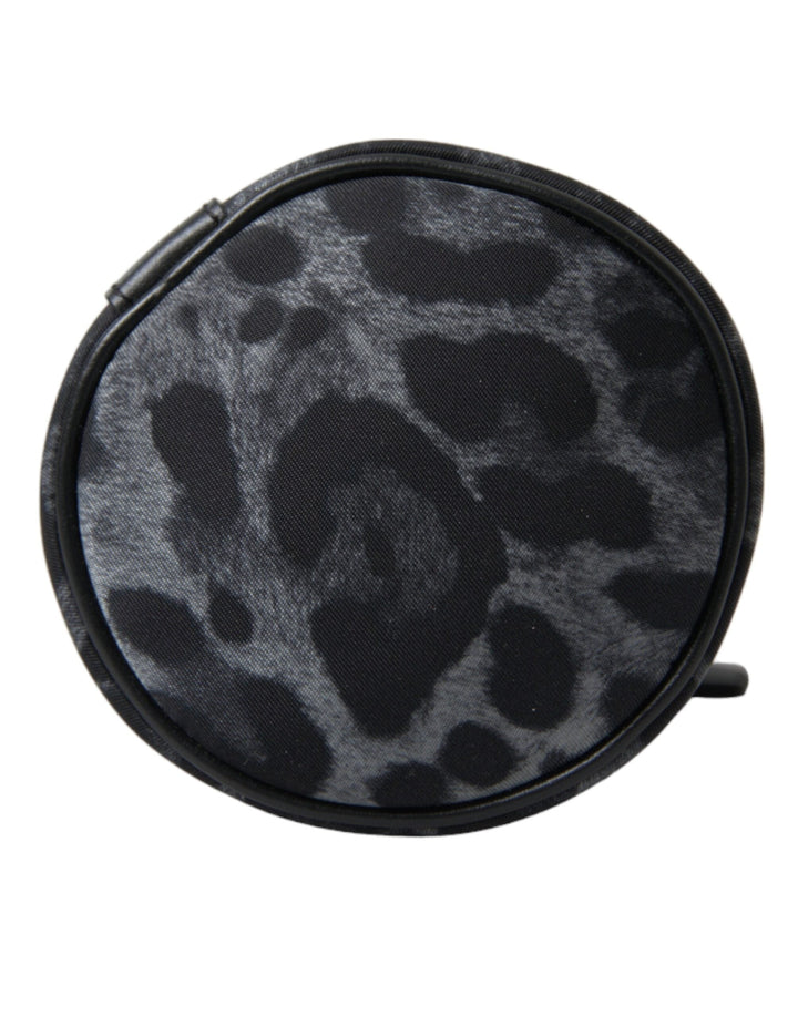  - Dolce & Gabbana Chic Leopard Print Round Bottle Cage - BAG1352 - Ask Me Wear