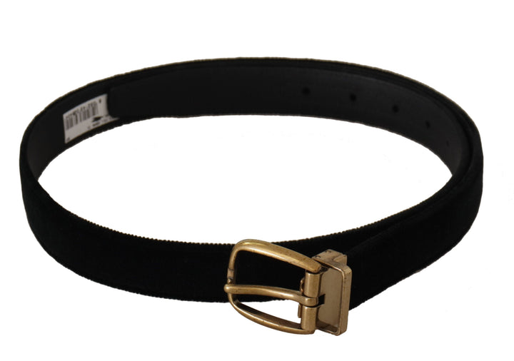  - Dolce & Gabbana Chic Velvet Elegance Belt - BEL8652 - 90 - Ask Me Wear