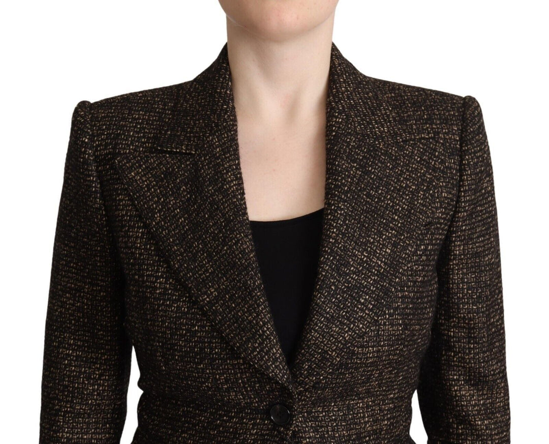  - Dolce & Gabbana Chic Wool Blend Suit Set - KOS1934 - 40 - Ask Me Wear