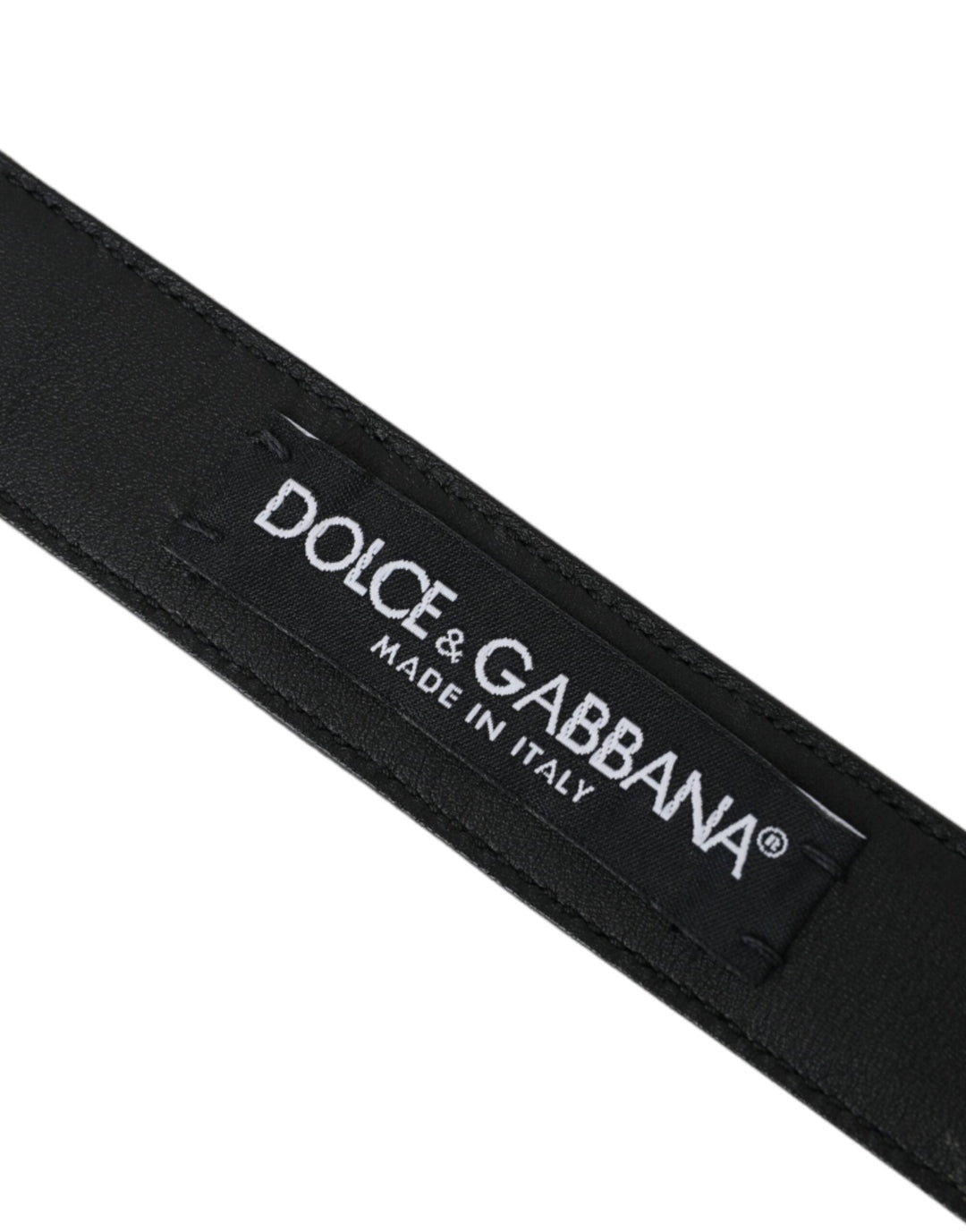  - Dolce & Gabbana Dark Brown Perforated Leather Metal Buckle Belt Men - BEL9180 - 85 - Ask Me Wear