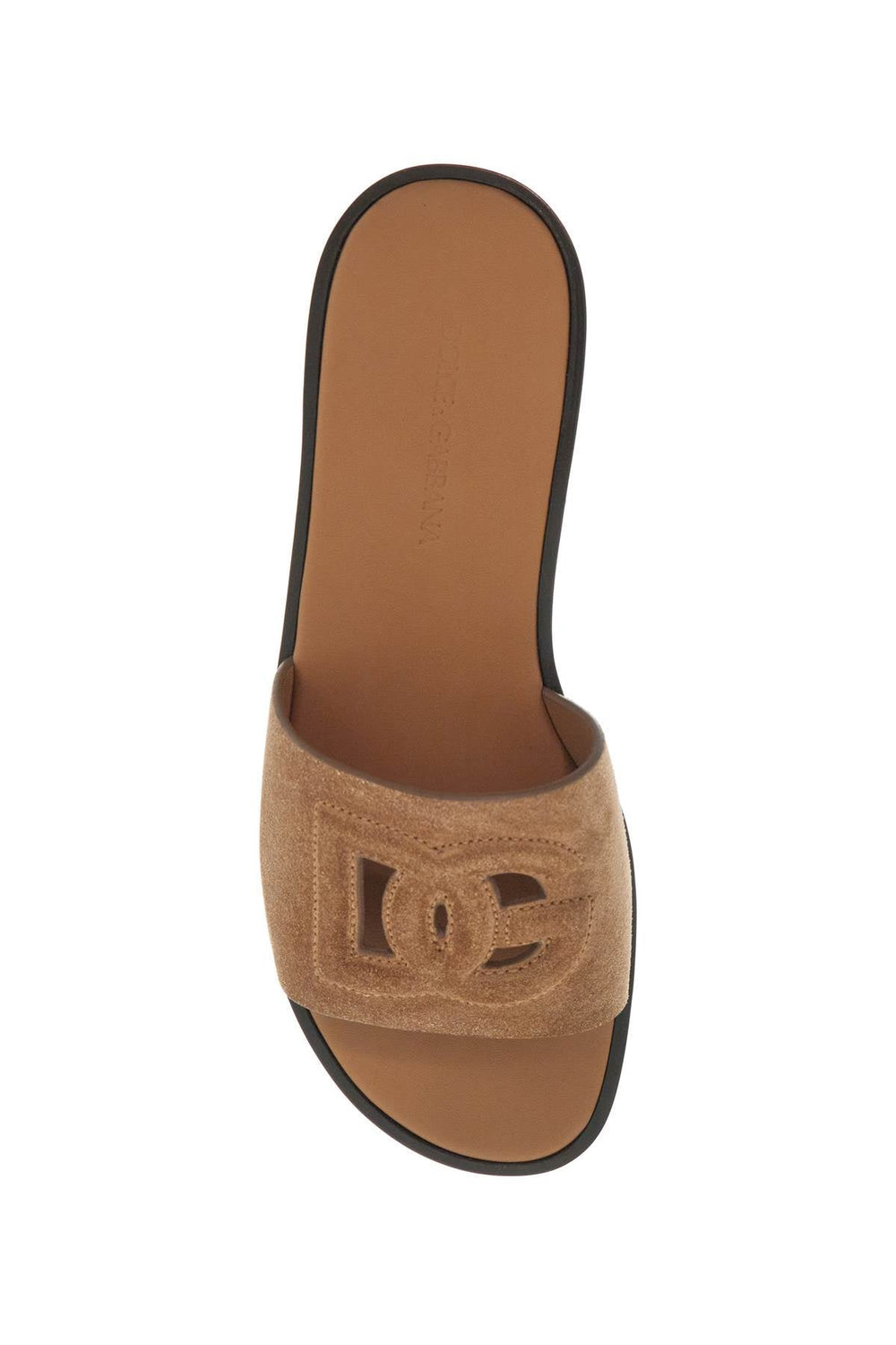 Shoes - Dolce & Gabbana "dg Logo Suede Slides For Stylish - 242450NSP000003 - 80024 - 36 - Ask Me Wear