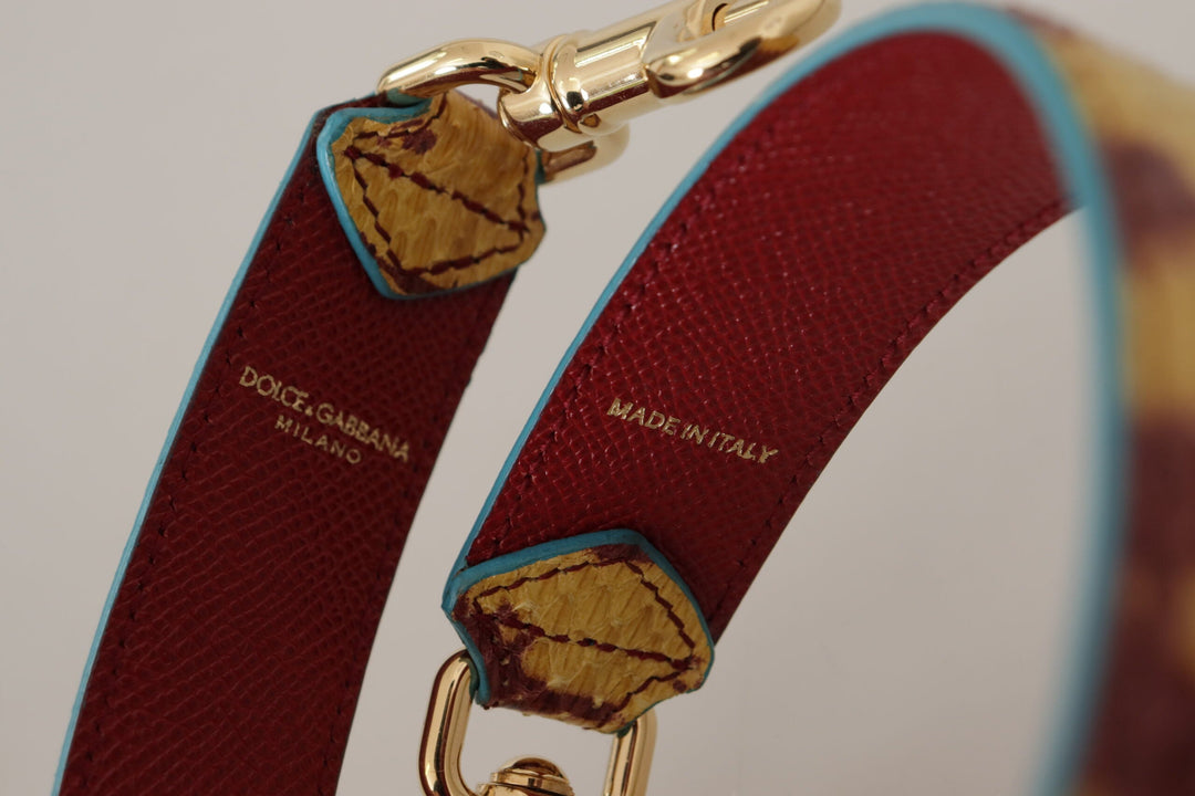  - Dolce & Gabbana Elegant Ayers Leather Bag Strap - BEL8736 - Ask Me Wear