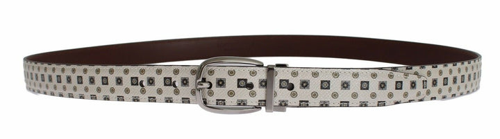  - Dolce & Gabbana Elegant Baroque Silk Tie & Leather Belt Set - SIG18357 - 115 - Ask Me Wear