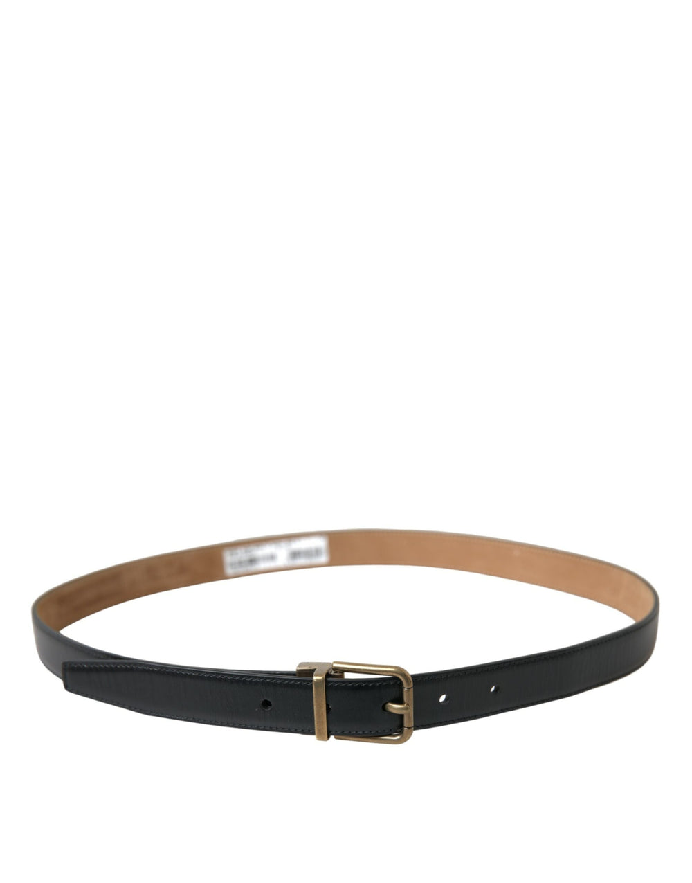  - Dolce & Gabbana Elegant Black Calf Leather Belt - BEL9124 - 90 - Ask Me Wear