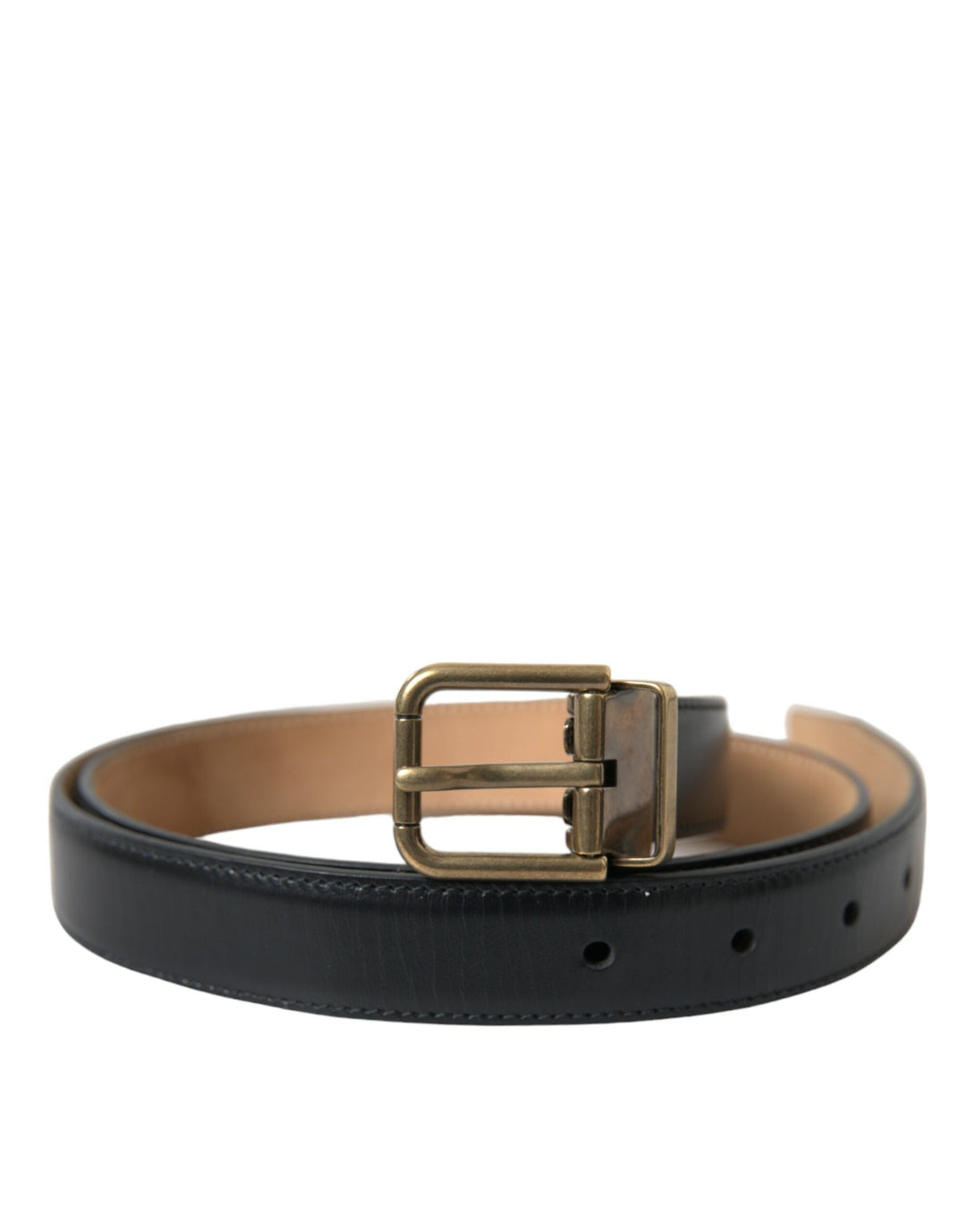  - Dolce & Gabbana Elegant Black Calf Leather Belt - BEL9124 - 90 - Ask Me Wear