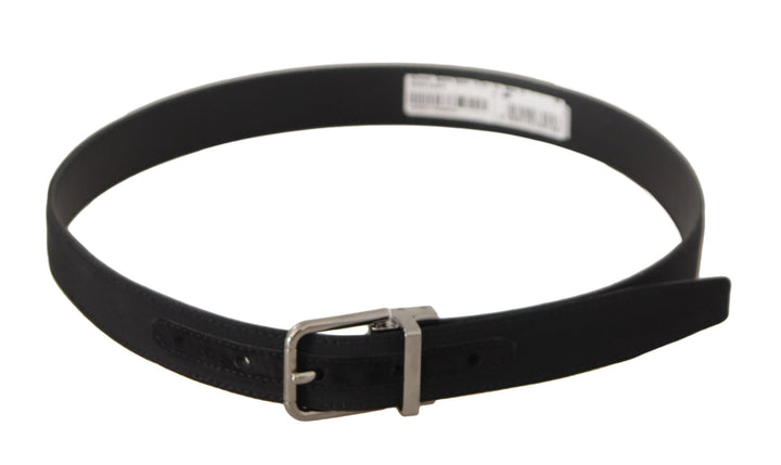  - Dolce & Gabbana Elegant Black Canvas & Leather Belt - BEL8650 - 70 - Ask Me Wear