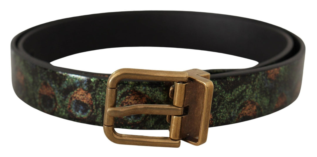  - Dolce & Gabbana Elegant Black Grosgrain Leather Belt - BEL8460 - 90 - Ask Me Wear