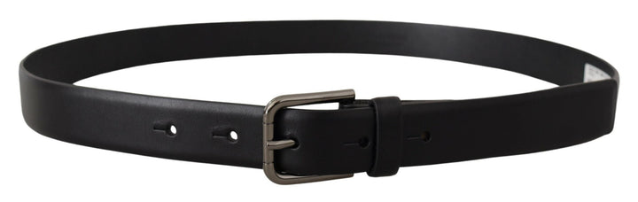  - Dolce & Gabbana Elegant Black Leather Classic Belt - BEL8580 - 80 - Ask Me Wear