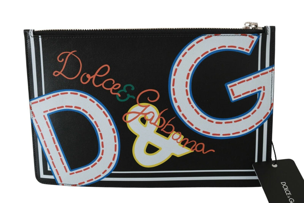  - Dolce & Gabbana Elegant Black Leather Coin Wallet - VAS9333 - Ask Me Wear