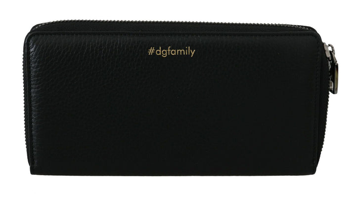  - Dolce & Gabbana Elegant Black Leather Continental Wallet - VA8502 - Ask Me Wear