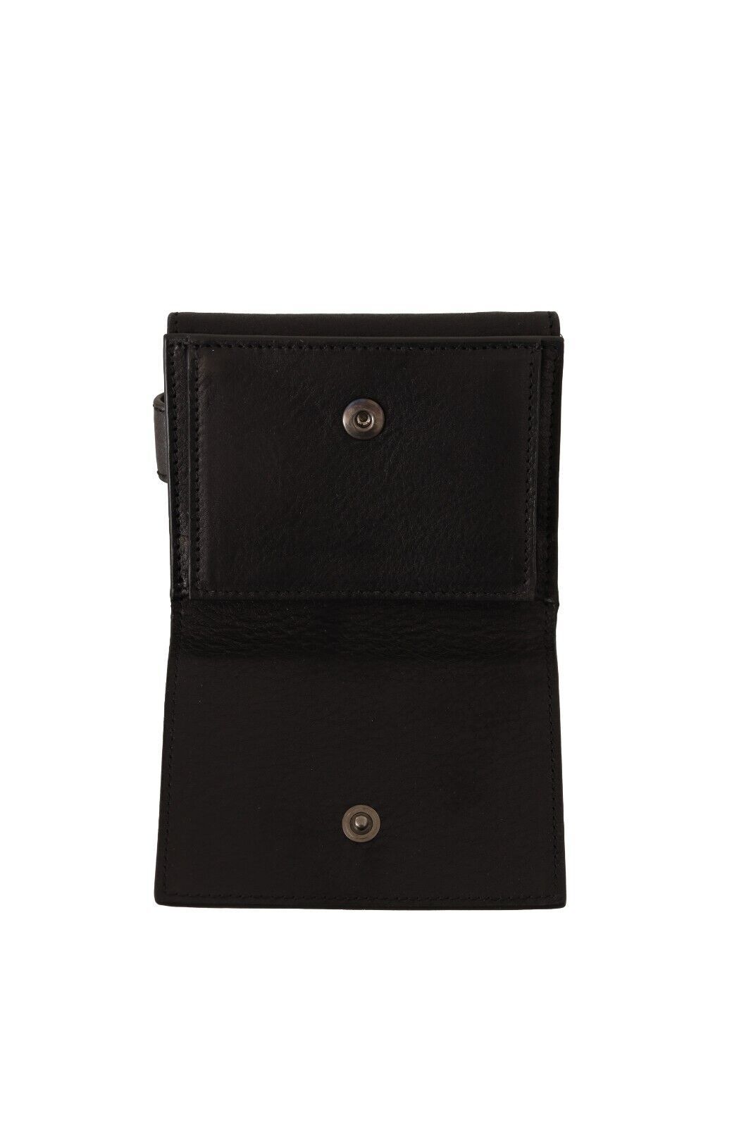  - Dolce & Gabbana Elegant Black Leather Trifold Multi Kit - VAS130153 - Ask Me Wear